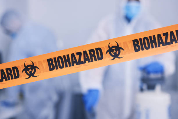 Professional Infectious Disease Decontamination technician working in Rockville Centre, NY